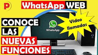 ¿COMO HACER VIDEO LLAMADAS POR WHATSAPP WEB ¿QUE ES LA FUNCION quotLEER DESPUESquot ¡ENTERATE AQUÍ [upl. by Belayneh860]