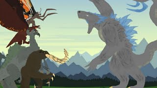 titanus mosurarodanscyllaMethuselahand behemoth vs titanus shimudc2 [upl. by Enyleve]