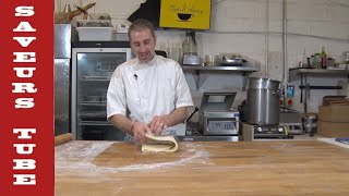 Puff Pastry Recipe very easy with The French Baker French TV Chef Julien Picamil from Saveurs [upl. by Holtz]