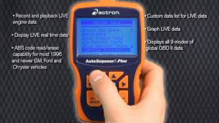 Actron AutoScanner Plus with CodeConnect [upl. by Asimaj]