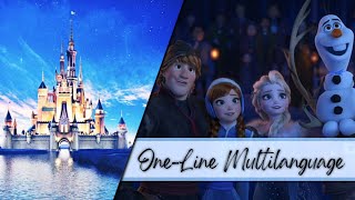 Olafs Frozen Adventure  When Were Together  OneLine Multilanguage 40 Language [upl. by Millur387]