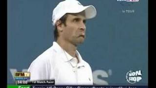 Roddick vs Santoro us open 2008 Enfado [upl. by Roberts]