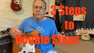 3 Steps To Play Double Stops [upl. by Loma]