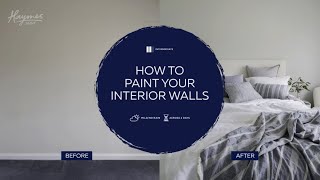 How to Paint Interior Walls [upl. by Sayette177]