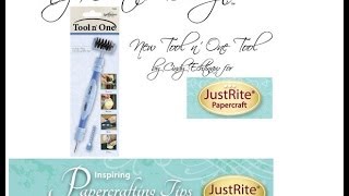 Justrite features Spellbinders Tool n One [upl. by Nesmat]