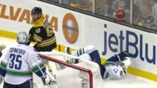 Brad Marchand gets under the skin of the Canucks [upl. by Chor]