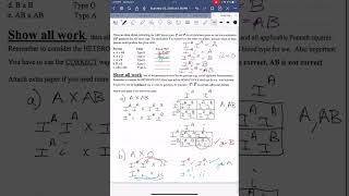 Blood typing Punnett Squares let’s solve these problems together [upl. by Becca]