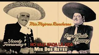 Vicente Fernandez FT Jose Alfredo Jimenez Mis Mejores Rancheras Mix 2023 [upl. by Rihsab]