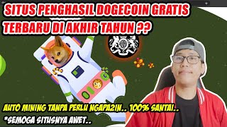 Cara menghasilkan uang dari internet dengan menambang dogecoin menggunakan cloud mining gratisan [upl. by Ahtabbat]