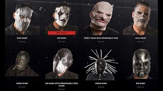 SLIPKNOT OFFICIAL MASKS RELEASED [upl. by Nanoc]