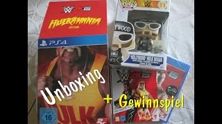 Giveaway WWE2K15 Hulkamania Edition Unboxing PS4 GTA V Weihnachtsgewinnspiel 2014 [upl. by Arebma]