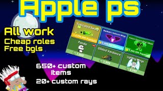 Apple Ps BEST PRIVATE SERVER 2024  Tons giveaway  tons custom items  growtopia private server [upl. by Alahs509]