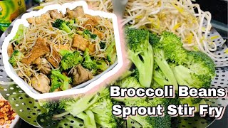 Broccoli Sprouted Beans Stir Fry [upl. by Merell630]