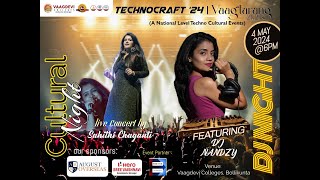 TECHNOCRAFT 24 Vaagtarang 2k24 Cultural Night [upl. by Yerd]