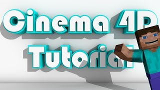 Cinema 4D Tutorial How to Animate Minecraft  Part 1 [upl. by Oinotnas]