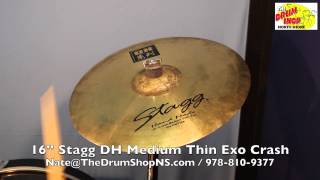 Stagg DH Medium Thin Exo Crash 16  The Drum Shop North Shore [upl. by Ecilahc94]