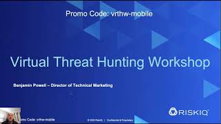 Summer Camp  RiskIQ Threat Hunting Workshop Sept 2 2020 [upl. by Sergei]