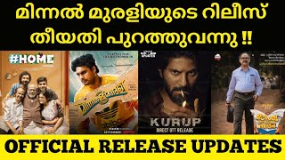 OFFICIAL Minnal Murali Ott Release Date  Kurup Release Date  Minnal Murali Trailer [upl. by Rebmik455]