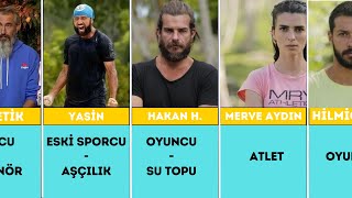 Survivor 2024 All Star Yarışmacıları Gerçek Meslekleri Ne iş yapıyorlar [upl. by Aneekan595]