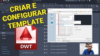 CRIAR E CONFIGURAR UM TEMPLATE DWT NO AUTOCAD [upl. by Myrt]