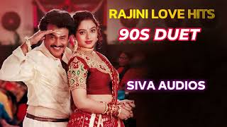 Rajini Love Hits  90s Duet songs [upl. by Annavoeg624]