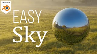 How to Add A Sky Background in Blender 29 Easy [upl. by Virgin838]