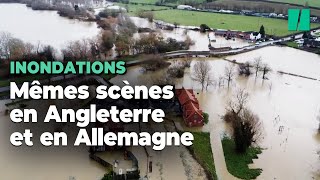 En Europe les inondations ne touchent pas que le PasdeCalais [upl. by Woll]