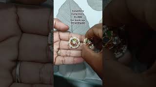 Navarathna push back earrings collections subscribe and share our channel bangles [upl. by Mylo801]