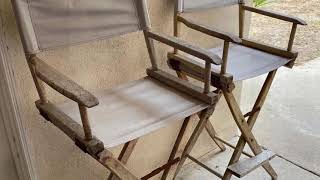 Restoration of Director’s Chair 🪑 How to restore Director’s Chair [upl. by Wein]