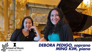 Debora Pedigo DMA Recital Ming Kim piano [upl. by Nosoj]