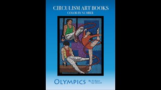 Olympics  Color By Number Circulism Book  Ajay Quinnell  Flipthrough [upl. by Janifer]