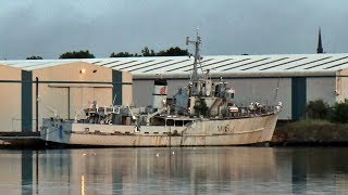 Prince Charles Ship sinking in Wirral Dock [upl. by Irok]