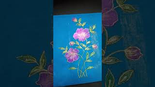 Fabric painting design [upl. by Yenttirb]