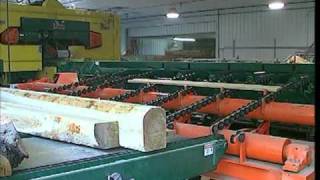 Horizontal Resaw  Sawmill Equipment by McDonough Manufacturing [upl. by Stoeber]