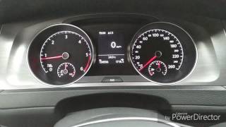 Golf 7 20 tdi variant acceleration 0100 [upl. by Byrd913]