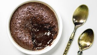 Lava Cake in Cooker Recipe  Pressure Cooker Chocolate Lava Cake  Eggless Baking Without Oven [upl. by Short]