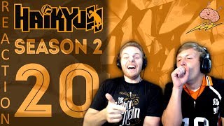 SOS Bros React  Haikyuu Season 2 Episode 20  Karasuno amp Aoba Johsai  REMATCH [upl. by Leila]