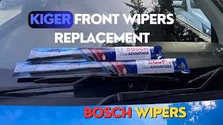 Front wiper replacement  Bosch Clear Advantage Wipers [upl. by Sanger]