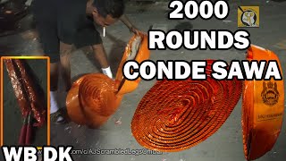 2000 Rounds Conde Sawa SOLID  PAPUTOK 2022  Manila Philippines New Years Eve 20212022 [upl. by Lalise]