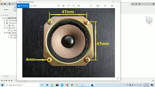 Fusion 360 speaker bezel extrude [upl. by Siobhan262]