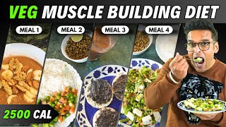 Only 4 Meal Veg Muscle Building Diet  The Best Plan  Yatinder Singh [upl. by Etterraj878]