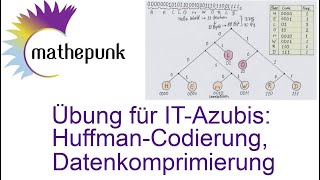 Übung für ITAzubis HuffmanCodierung Datenkompression [upl. by Nosned219]