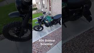 2023 BSA Goldstar 650cc Moore Speed Racing Custom Scrambler bsagoldstar650 bsamotorcycles [upl. by Dennett973]