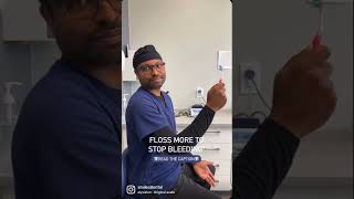 Bleeding Gums When Flossing Watch This [upl. by Yrahk]