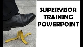 Supervisor Training PowerPoint  PPT  FirstTime Supervisor and New Supervisors Full Course HR Buy [upl. by Attelocin131]