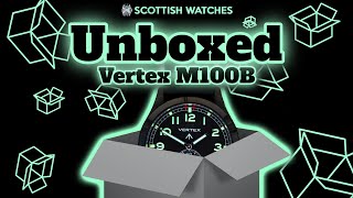 Watch Unboxing  Vertex M100B [upl. by Enilkcaj745]