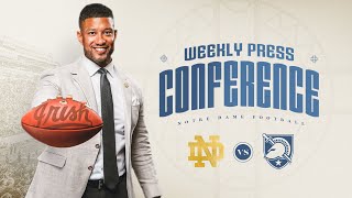 Army  Marcus Freeman Weekly Press Conference 111824  Notre Dame Football [upl. by Yukio809]