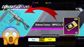 I Got Outlawed Fantasy UMP45 Just 50 Premium Creates 😍 [upl. by Naruq]