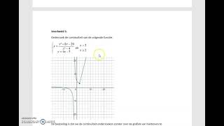Continuïteit van een functie onderzoeken met het voorschrift [upl. by Beatriz]