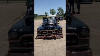 Slammed amp Cummins Swapped Cadillac at Lonestar Round Up [upl. by Ecirahc175]